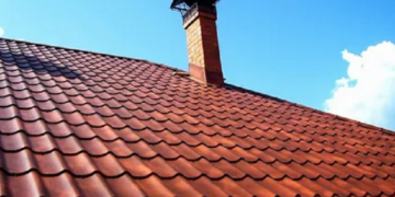 Roofing material metal tile