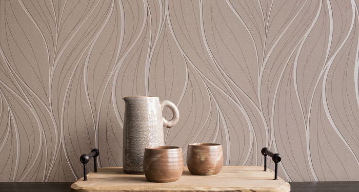 Playing walls with wallpaper