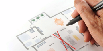 The redevelopment of the apartment