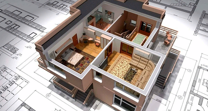 The redevelopment of the apartment