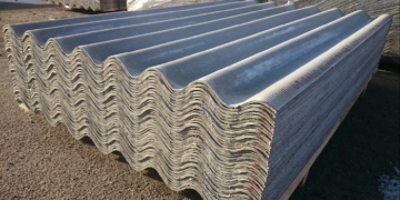 Crossing the roof with slate