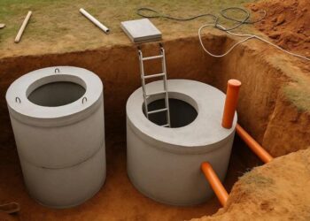 Скільки служить септик з бетонних кілець